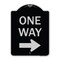 Signmission One Way Right Arrow Heavy-Gauge Aluminum Architectural Sign, 24" x 18", BS-1824-23521 A-DES-BS-1824-23521 - alternate 1